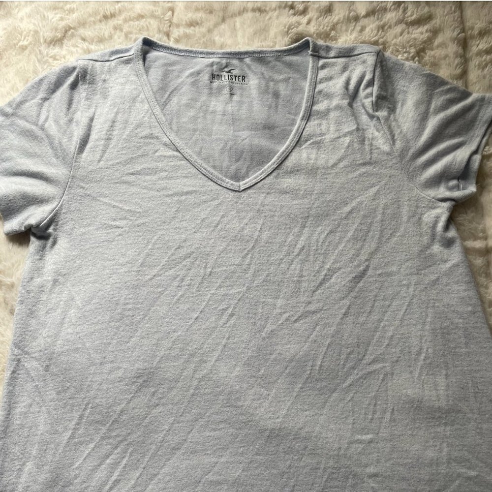 Hollister Light Blue Tee Shirt